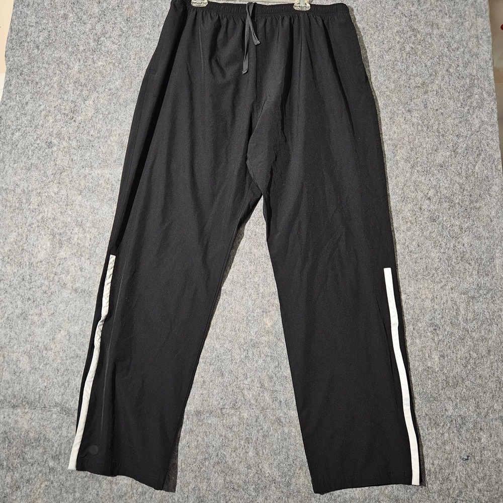 Holloway Adult 2XL Black Athletic Track Pants Drawstring Waist Activewear